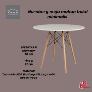 Meja makan minimalis modern dari iCreat