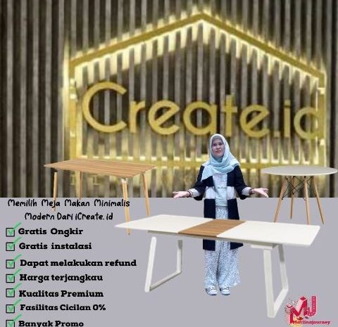 Memilih Meja Makan Minimalis Modern Dari iCreate.id