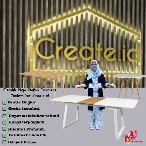Memilih Meja Makan Minimalis Modern Dari iCreate.id