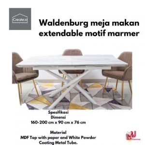 Meja makan minimalis modern dari iCreat