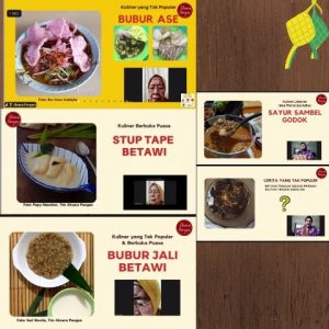 Kuliner Betawi Yang Lebaran Yang Tak Populer Bersama Aksara Pangan