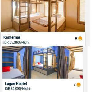 Type kamar nginep di hostels aja